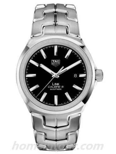 豪雅WBC2110.BA0603男表林肯Link系列-银色表带/表径41mm