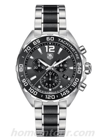 豪雅CAZ1111.BA0878男表FORMULA 1系列-银色表带/表径42mm