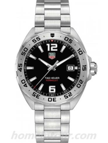 豪雅WAZ1112.BA0875男表FORMULA 1系列-银色表带/表径41mm