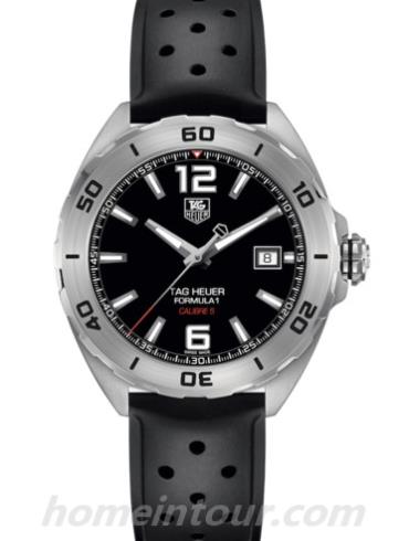 豪雅WAZ2113.FT8023男表FORMULA 1系列-黑色表带/表径41mm