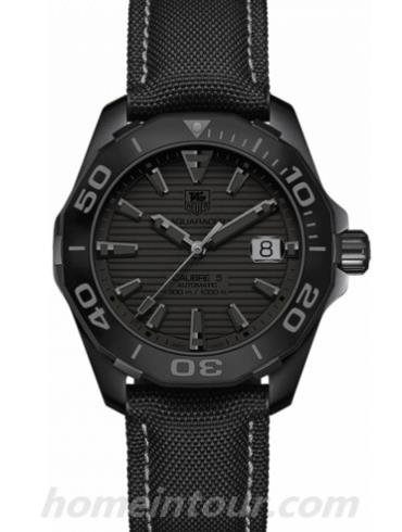 豪雅WAY218B.FC6364男表竞潜Aquaracer系列-黑色表带/表径43mm