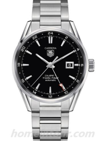 豪雅WAR2010.BA0723请选择卡莱拉Carrera系列-银色表带/表径41mm