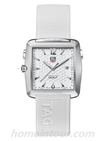 豪雅WAE1117.FT6008男表高尔夫系列-白色表带/表径37.8mm