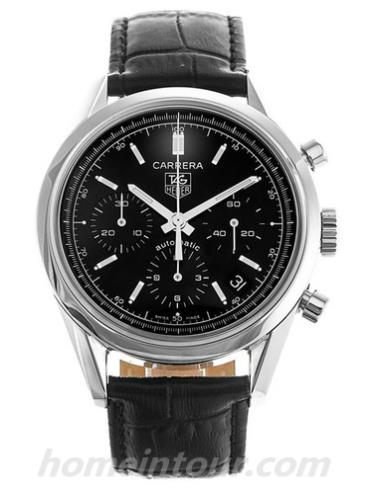 豪雅CV2111.FC6180男表卡莱拉Carrera系列-黑色表带/表径39mm