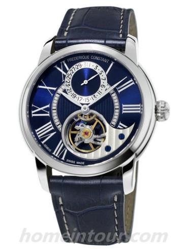 康斯登FC-941NS4H6男表Manufacture系列-蓝色表带/表径42mm