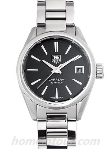 豪雅WAR2410.BA0770女表卡莱拉Carrera系列-银色表带/表径29mm