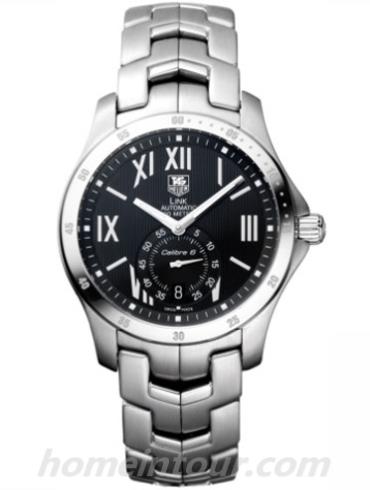 豪雅WJF211N.BA0599男表林肯Link系列-银色表带/表径39mm