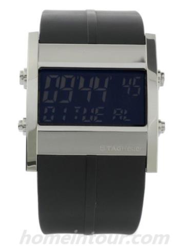 豪雅CS111C.FT6003男表TAG Heuer Connected-黑色表带/表径43x38mm