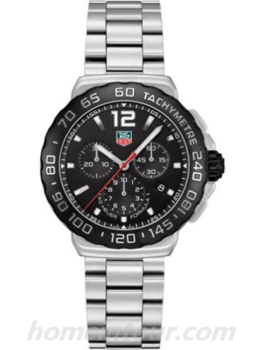 豪雅CAU1110.BA0858男表F1系列-银色表带/表径42mm