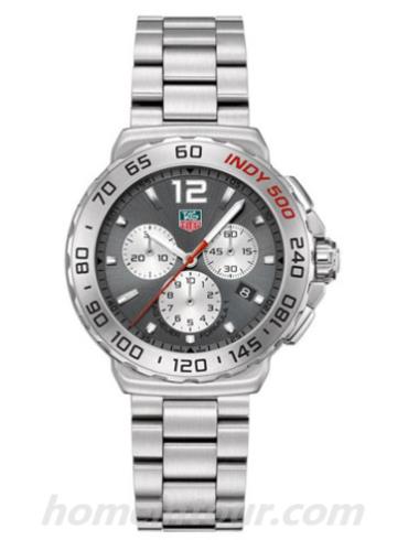 豪雅CAU1113.BA0858男表F1系列-银色表带/表径42mm