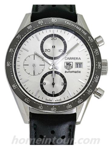 豪雅CV2011.FC6205男表卡莱拉Carrera系列-黑色表带/表径41mm