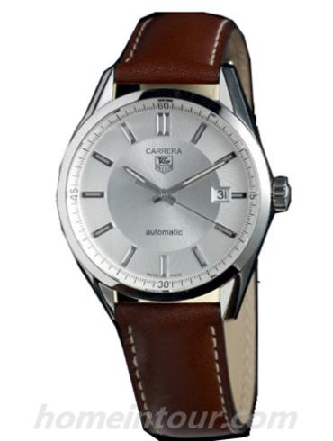 豪雅WV211A.FC6202男表卡莱拉Carrera系列-黑色表带/表径42.5mm