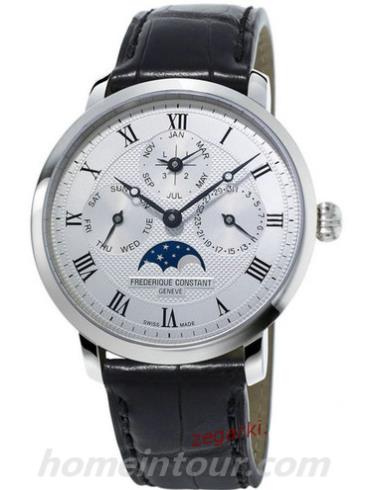 康斯登FC-775MC4S6男表SLIMLINE系列-黑色表带/表径42mm