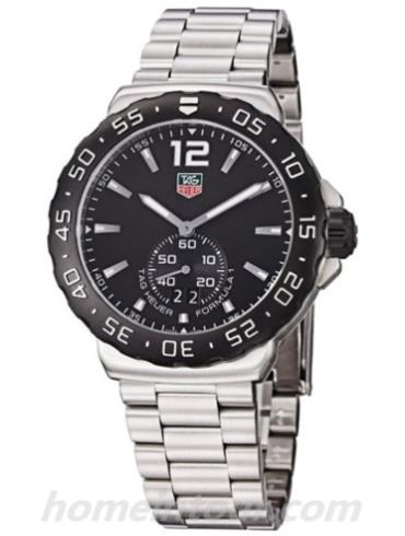 豪雅WAU1110.BA0858_男表F1系列-银色表带/表径42mm