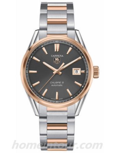 豪雅WAR215E.BD0784男表卡莱拉Carrera系列-间金色表带/表径39mm