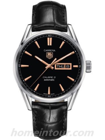 豪雅WAR201C.FC6266男表卡莱拉Carrera系列-黑色表带/表径41mm