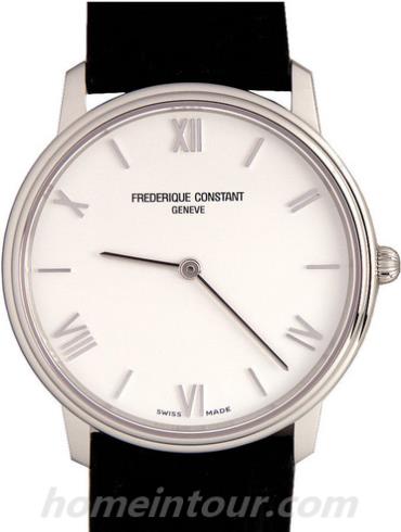 康斯登FC-200SW4S6男表SLIMLINE系列-黑色表带/表径37mm