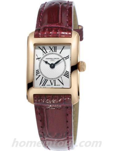 康斯登FC-200MC14女表百年经典系列-红色表带/表径23x 21mmmm