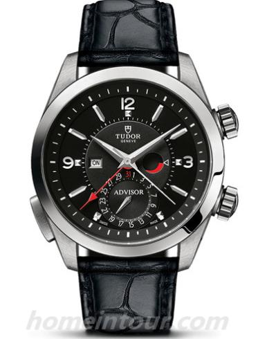 帝舵79620TN-0002男表启承系列慧鸣-黑色表带/表径42mm