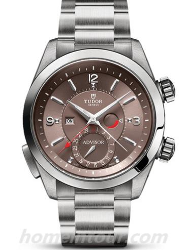 帝舵79620TC-0003男表启承系列慧鸣-银色表带/表径42mm