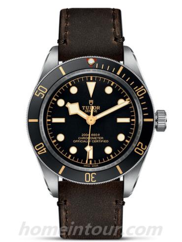 帝舵79030N-0002男表碧湾系列-棕色表带/表径39mm