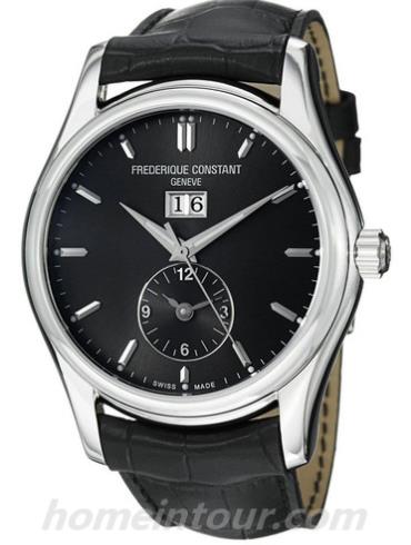 康斯登FC-325B6B6男表焯见自动 Index Automatic系列-黑色表带/表径43mm