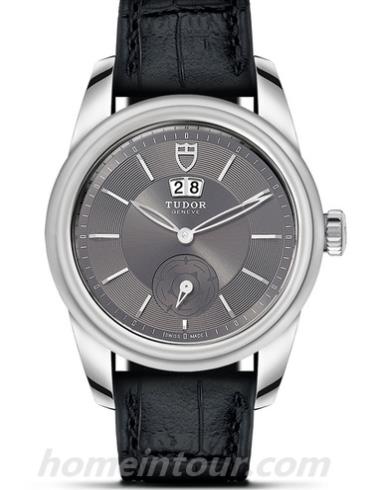 帝舵57000-0037男表骏珏系列-黑色表带/表径42mm