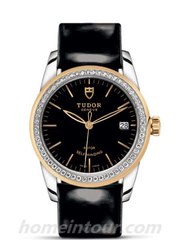 帝舵55023-0053男表骏珏系列-黑色表带/表径36mm