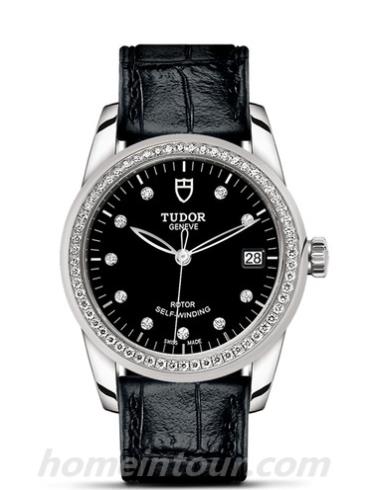 帝舵55020-0053男表骏珏系列-黑色表带/表径36mm