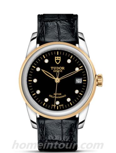 帝舵55003-0037男表骏珏系列-黑色表带/表径36mm