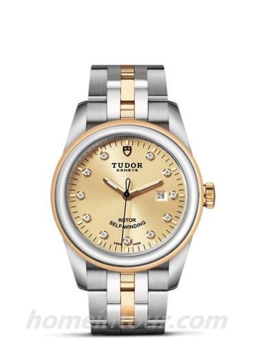 帝舵53003-0006女表骏珏系列-金钢色表带/表径31mm