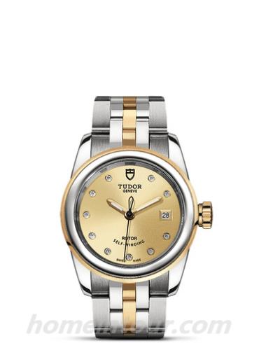 帝舵51003-0003女表骏珏系列-金钢色表带/表径26mm