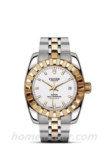 帝舵22013-0004女表Classic经典系列-银色表带/表径28mm