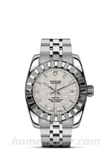 帝舵22010-0011女表Classic经典系列-银色表带/表径28mm