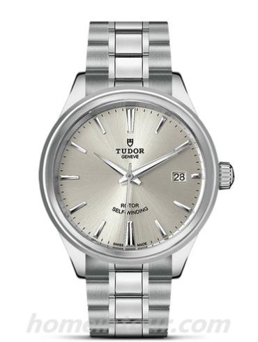 帝舵12500-0001男表Style风尚系列-银色表带/表径38mm