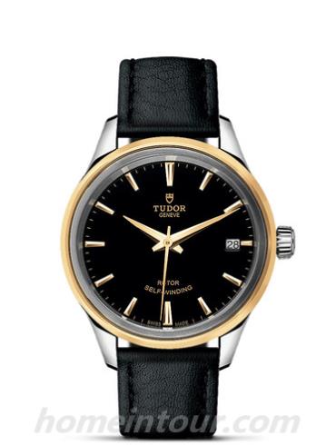 帝舵12303-0009女表Style风尚系列-黑色表带/表径34mm