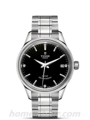 帝舵12300-0004女表Style风尚系列-黑色表带/表径28mm