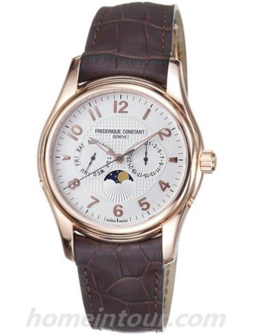 康斯登FC-360RM6B4男表Runabout赛艇系列-棕色表带/表径43mm