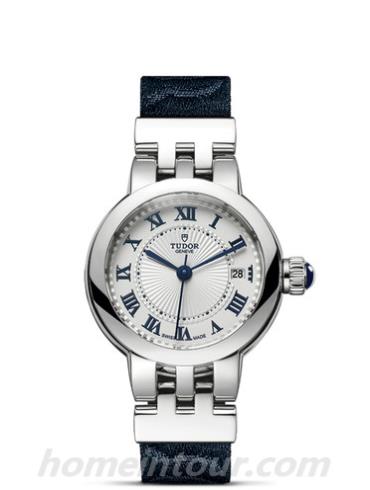 帝舵35200-0002女表玫瑰系列-银色表带/表径26mm