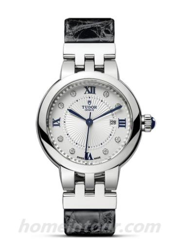 帝舵35500-0006女表玫瑰系列-银色表带/表径26mm