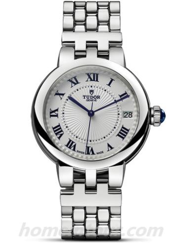 帝舵35800-0001女表玫瑰系列-银色表带/表径34mm