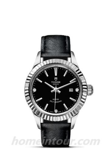 帝舵12110-0025女表Style风尚系列-黑色表带/表径28mm