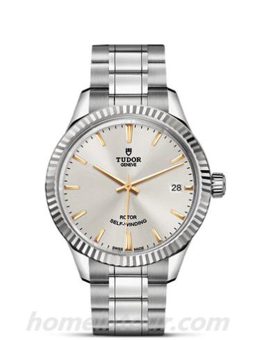 帝舵12310-0005女表Style风尚系列-银色表带/表径34mm