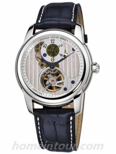 康斯登FC-938CDG4H6男表心跳系列-黑色表带/表径42mm