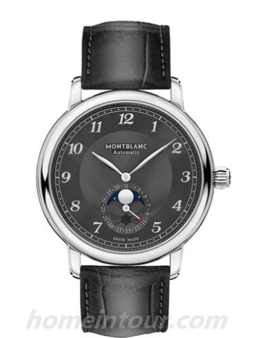 万宝龙118518男表明星经典系列-灰色墨韵表带/表径42mm