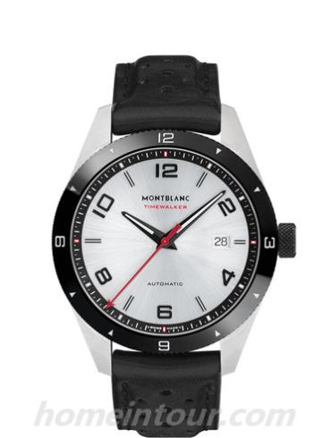 万宝龙116058男表时光行者系列-黑色表带/表径41mm