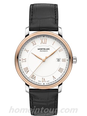 万宝龙114336男表传统系列-黑色表带/表径40mm