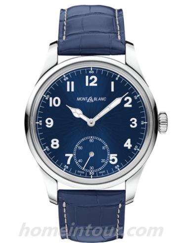 万宝龙113702男表运动系列-蓝色表带/表径44mm