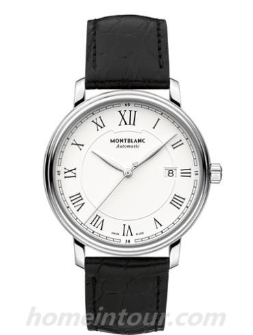 万宝龙112609男表传统系列-黑色表带/表径40mm