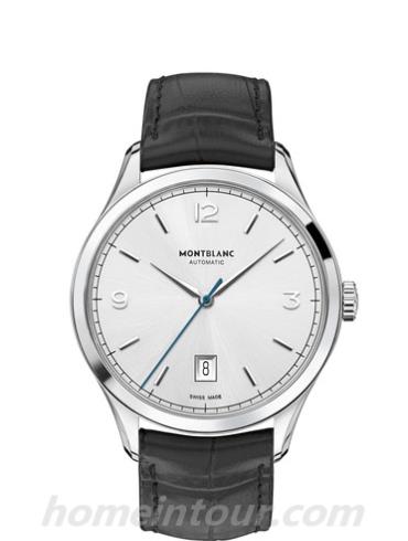 万宝龙112533男表传承精密计时系列-黑色表带/表径40mm